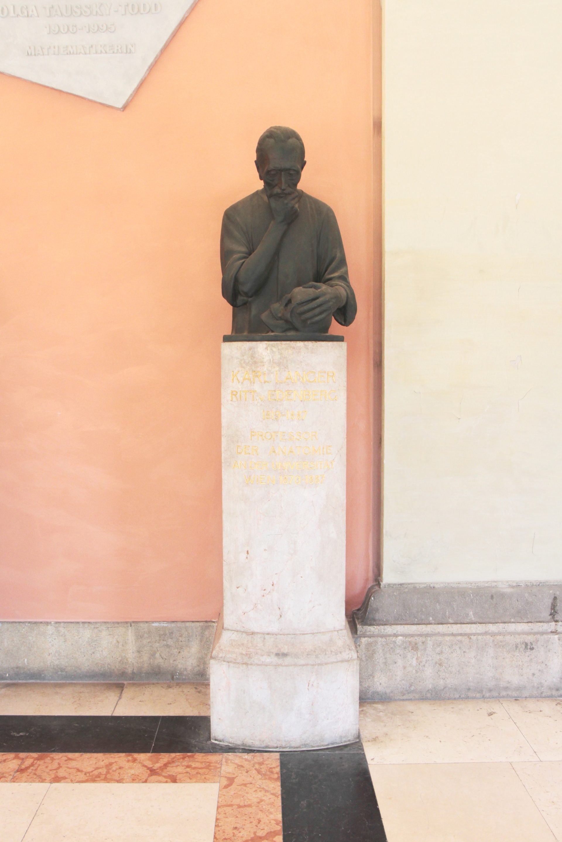 Karl Langer, Medical monuments B, UNI Vienna - 01.JPG